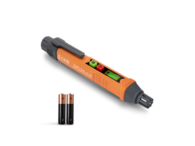 PT199 Natural Gas Leak Detector with Audible & Visual Alarm, Portable Gas Sniffer to Locate Combustible Sources Like Methane, Propane for...