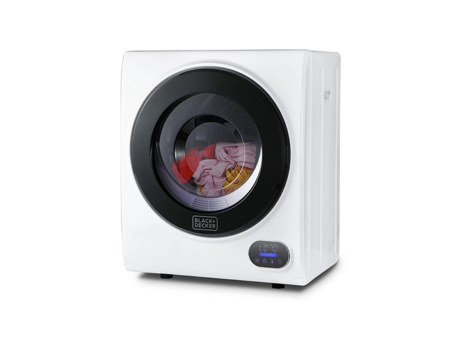 1.5 Cu. Ft. Compact Dryer, 5.5 lb. Capacity, 120V, BCED15 850W 120V Vented Electric Drying Machine with Stainless Steel Drum, Portable Dryer for...