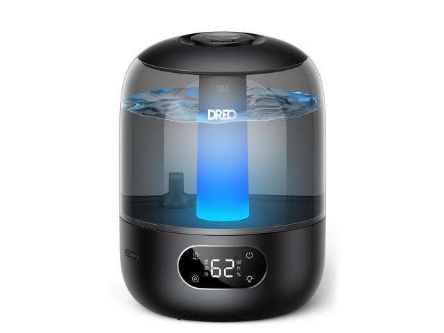 _Mega Brand Humidifiers for Bedroom, 3L Top Fill 30H & 26dB Quiet Runtime for Large Room, Cool Mist Ultrasonic Humidifier with Humidity Sensor,...