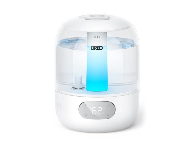 _Mega Brand for Bedroom, 3L Top Fill 30H & 26dB Quiet Runtime for Large Room, Cool Mist Ultrasonic Humidifier with Humidity Sensor, Night Light...