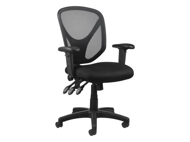 Realspace MFTC 200 Multifunction Ergonomic Super Task Chair, Black