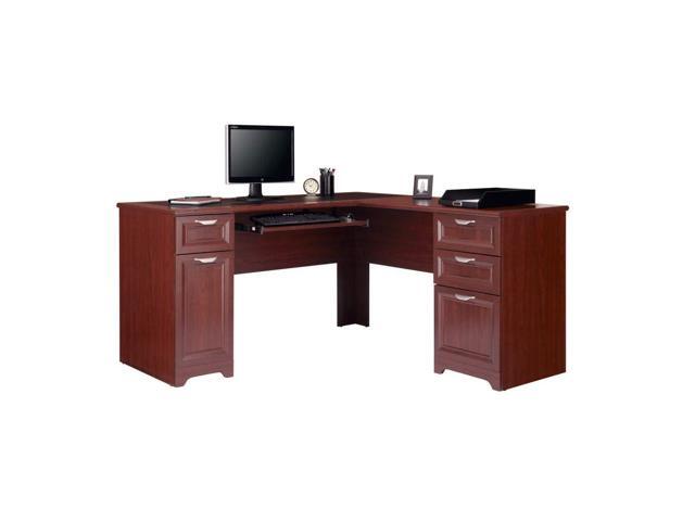 Realspace® Magellan 59'W L-Shape Corner Computer Desk, Classic Cherry