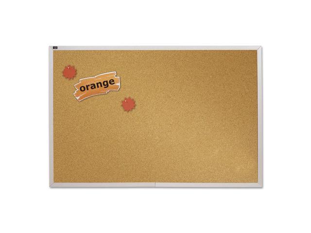 Quartet ECKA406 4' x 6' Natural Cork Bulletin Board