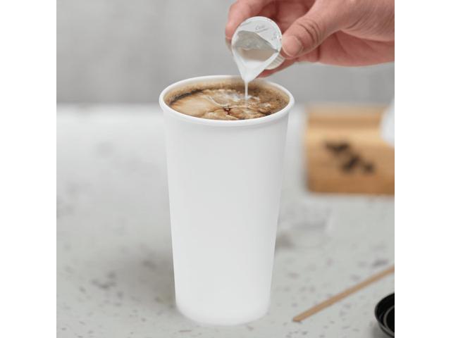 Karat 20 oz Paper Hot Coffee Cups [600 ct] White Disposable Cup for Hot/ Cold Drinks and Beverages, 90mm (C-K520W)