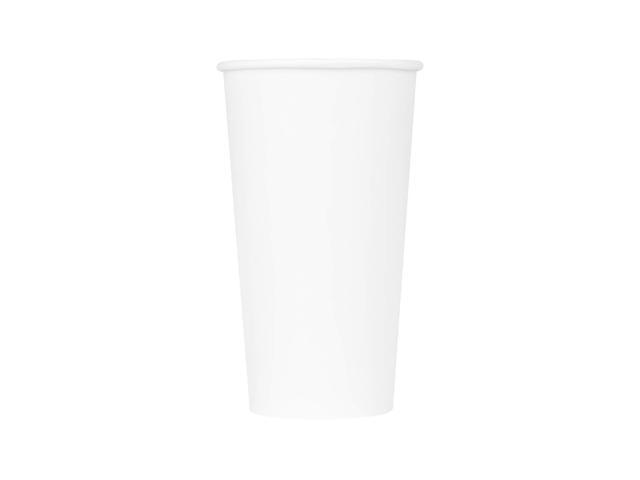 Karat 20 oz Paper Hot Coffee Cups [600 ct] White Disposable Cup for Hot/ Cold Drinks and Beverages, 90mm (C-K520W)