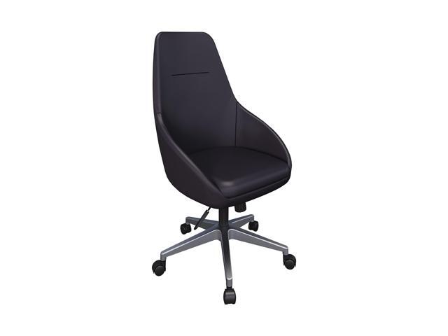 Vari High Back Conference Chair (VariDesk) - Leather Seating for Computer Desk or Meeting Table - Rolling Chair with Wheels - Modern Office...