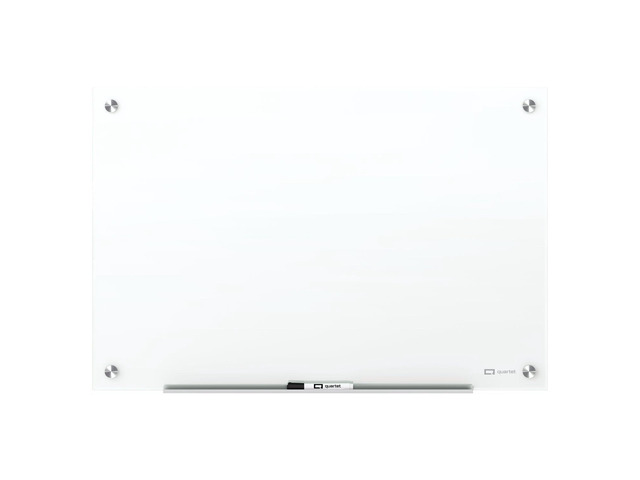 Dry Erase Board, Magnetic Whiteboard 36' x 24', Glass Board for Wall, Infinity, Brilliance White (G23624W)