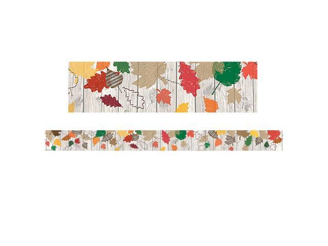 Teacher Created Resources Home Sweet Classroom Straight Border 3' x 210' Happy Fall (TCR8707-6)