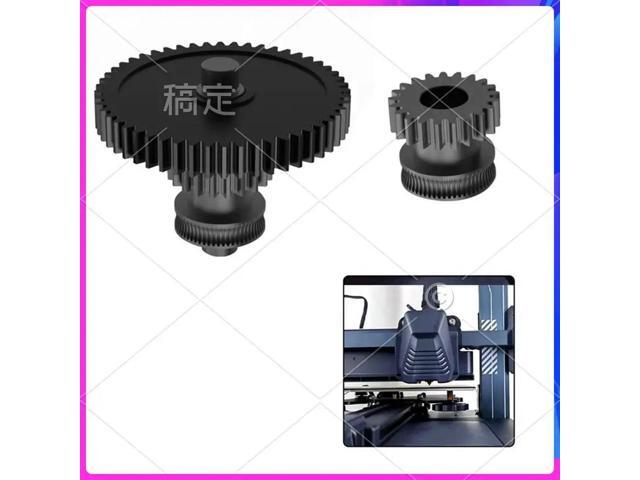 AP-For Elegoo Neptune 4/Pro/Plus/Max Nanocoated Mold Steel Integrated Extruder Gear CNC Printing Kit 3D Printer Parts