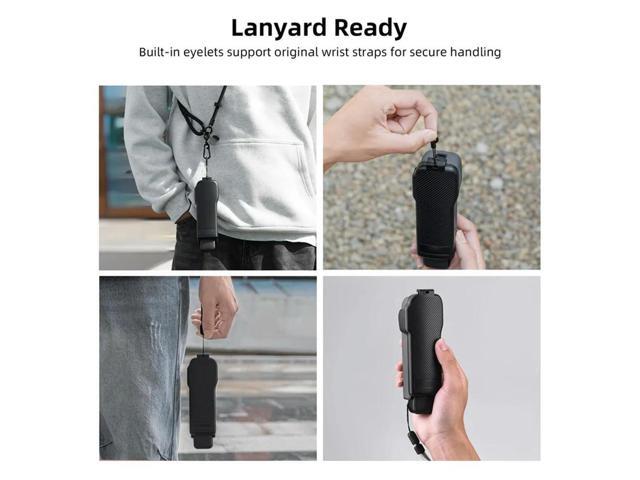 For Osmo Pocket 3 Gimbal Flip Cover Case Accessory Set Includes Lens Protector Cap, 3 Filter Combo Holders