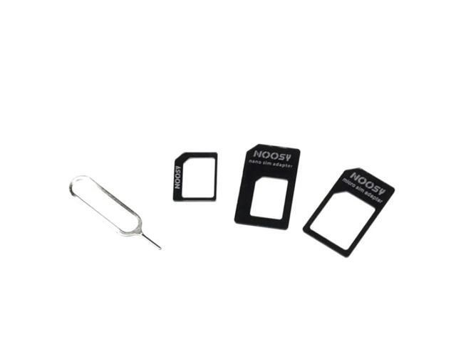 4 in 1 Convert for Nano Card to Micro / Standard Adapter, Micro to Stand