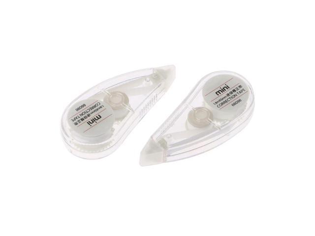2Pcs Cute Correction Tape Mini Roller White Out Eraser School Office Stationery
