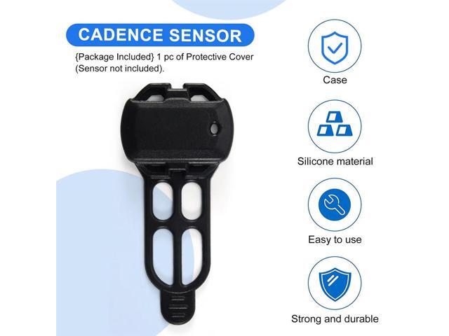 Bike Gel Skin Protective Case for Garmin Cadence Sensor, for Bryton, Magene Computer Sensor Black Cover,1Pc Rich