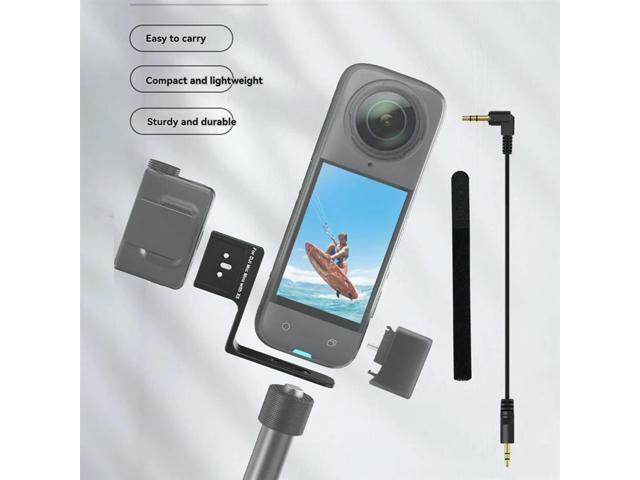 For X5 For Mic Mini Audio Accessories For Action Cameras Cold Shoe Mount Enhances Audio Capture