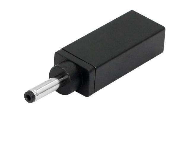 1pc 100W DC PD Power USB-C Type C 3.1 Female Input to 3.5mm x 1.35mm Male Charger Charging Adapter Connector for Laptop