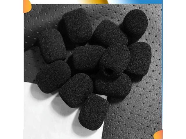 24Pack Mini Foam Windscreen Lapel Headset Microphone Sponge Mini Foam Cover Shield Protection For Lavalier And Lapel Mic