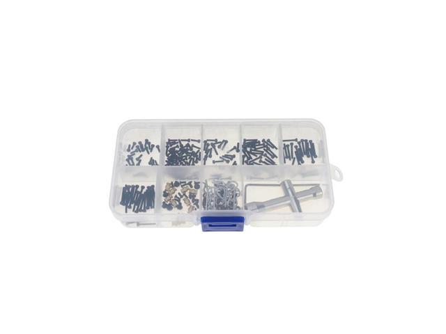 252Pcs M1.4 Screws Fastener Kit Sleeve Hex Wrench Repair Tools For Axial SCX24 1/24 RC Crawler Car Parts Accessories