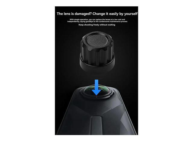 For X5 Action Camera For Enhanced Photography Replacement Lens Red Lens Kit DIY Repair Camera Accessories