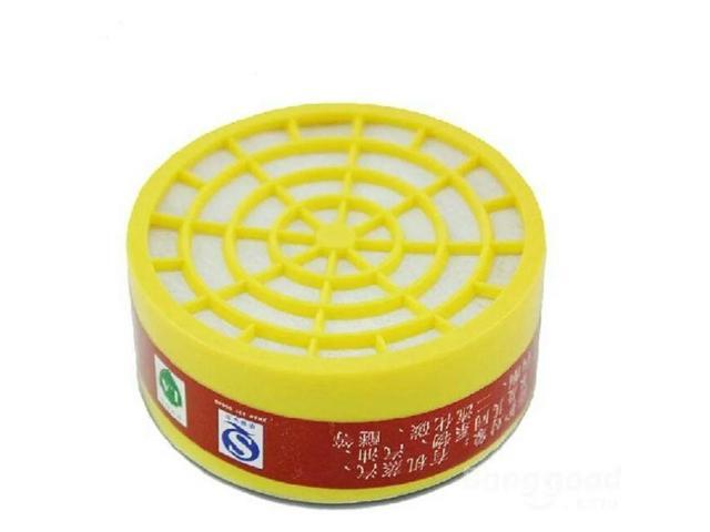 Military Gas Mask Pesticide Filter Chemical Active Carbon Box Cartridge Anti Dust Paint Matching with Respirator