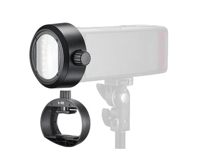 S-R2 Round Head Accessories Adapter Suit For V860III AD200PROII TT685 II TT600S For 580EX Flash Mount AK-R1