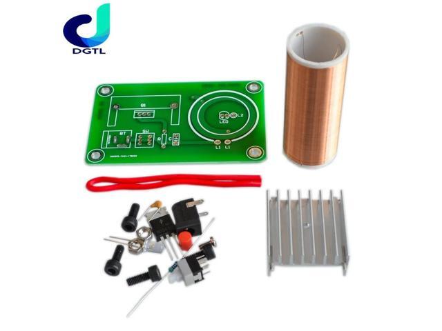 15W Mini Tesla Coil Plasma Speaker Kit Music Wireless Transmission Board Module DC 15-24V For DIY