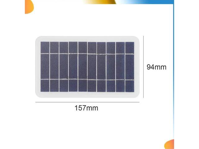 5V High Power USB Solar Panel Outdoor Waterproof Hike Camping Portable Cells Solar Charger For Mobile Phone