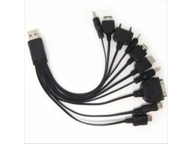 1pcs 10 In 1 Multi Charger USB Cables for Mobile Phones Cord