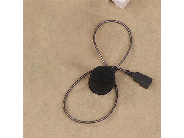 2X For Cardo PACKTALK Edge Motorcycle Bluetooth Intercom Microphone Cord Microphone Soft Cord