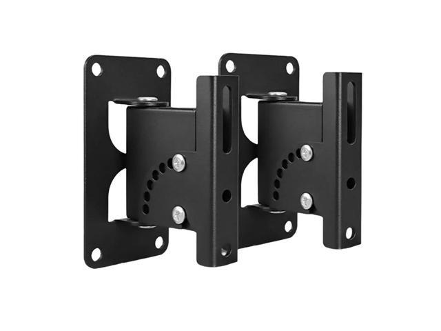 For Home Office KTV Sound System- Speaker Wall Mounting Bracket, 2Pcs Ceiling Mount Angle Adjustment Household Support