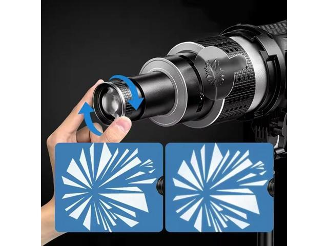 Optical Holder Projector Accessory Spotlight Cone Optical Photography Kit With Color Filters And 25 Gobos l
