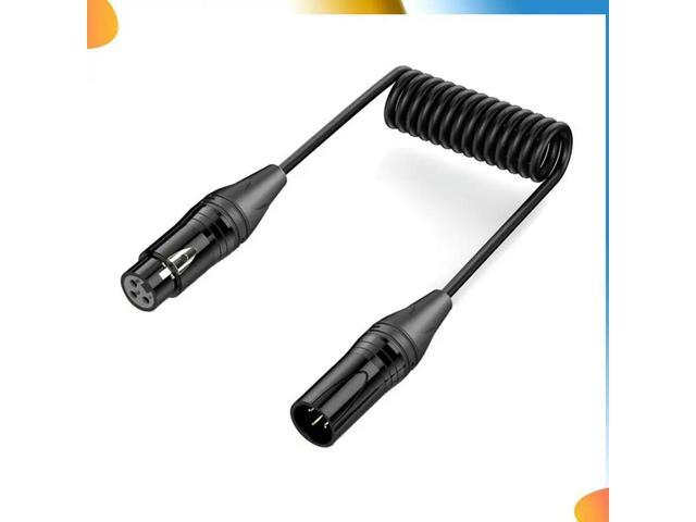 XLR Cable XLR 3-Pin Male To Female Mic Cable Audio Adapter Cord For Microphone Mixer Speaker Amplifier