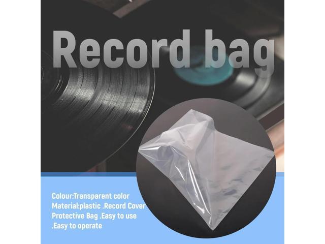 30 Flat Open Top Bag 6.7Mil Strong Cover Plastic Vinyl Record Outer Sleeves for 12 inch Double /Gatefold 2LP 3LP 4LP