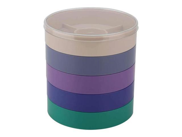Round Watch Parts Tray With 5 Layer Watch Repair Tool-Watch Parts Storage Box, Watch Tools