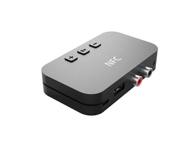 Wireless Adapter for Car Kit, 3.5mm RCA Jack USB, NFC 5.0 Bluetooth - compatible Receiver, A2DP AUX, Smart Playback Stereo Audio