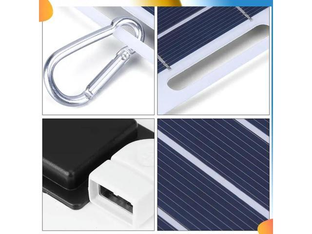 Portable Solar Panel 2W 5V With USB Safe Charge Stabilizer Charger Outdoor Power Supply For Camping