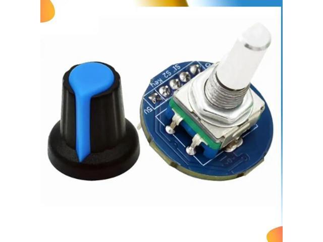 360 Degree Rotary Encoder Module Encoder Rotary Potentiometer With Knob Cover For EC11 Capacitor Devices