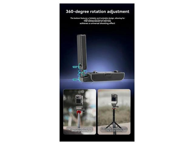 Foldable Universal Magnetic Expansion Bracket For Action Cameras-360° Adjustable Quick Release Mount Design