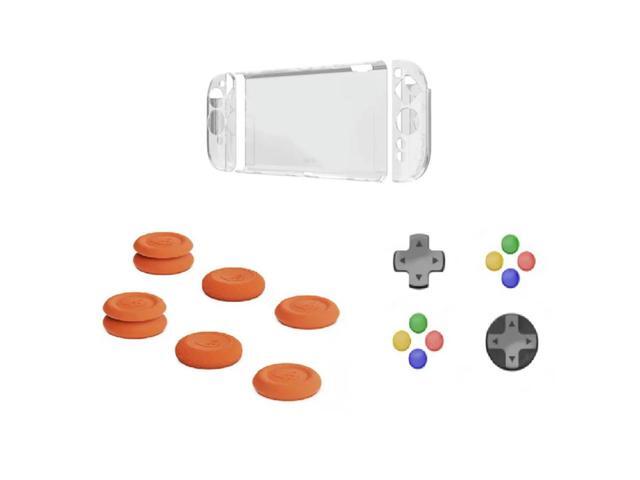 For Switch 2 Protective Case+Circular Direction Keys Kit+Thumb Grip Set Split Protective Case For Nintendo Switch2