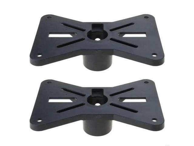 2 Pcs Plastic Sound Bracket Tray for Sound Accessories for Stage Lighting, Black