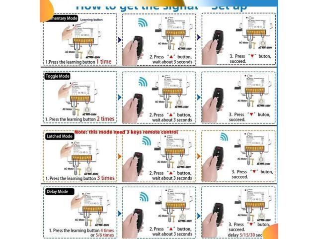 Wireless Control Switch Wireless Roller Shutter Remote Control Wireless RF Transmitter