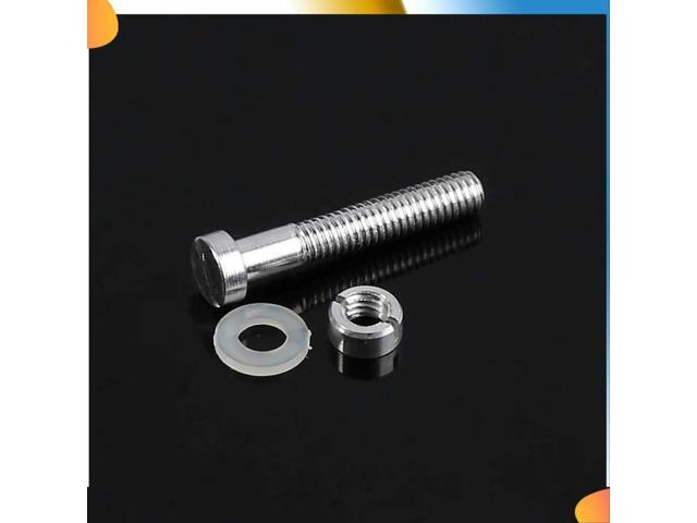 20Pcs M2.5 Screws Bolt Nut Washers Set Turntable Headshell Cartridge Stylus Mounting Vinyl LP Record Player