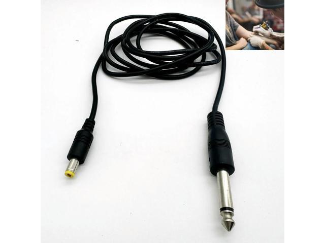 1pc Tattoo Clip Cord Tattoo Machine Hook Line Tattoo Pen Power Supply Line Tattoo Pen Cable Cord Accessory DC Interface