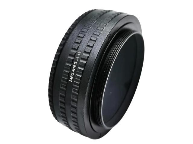 For Camera Lens Compatible 25-55 M65 To M65 Mount Macro Extension Tube Focusing Helicoid Ring Adapter 25Mm-55Mm