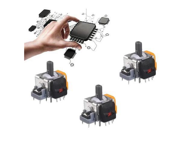 10PCS Hall Electromagnetic Joystick For PS4 Gamepad Repair Parts Joystick Module No Drifting Thumbsticks
