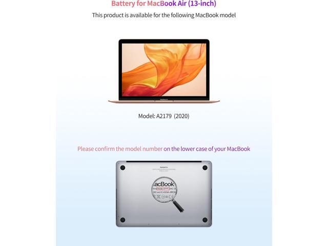Battery Replacement for MacBook Air A2179(2020) 13-inch A1965 Battery