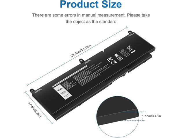 Futurebatt PKWVM Laptop Battery Replacement for Dell Precision 7550 7560 7750 7760 Mobile Workstation P44E P93F P44E001 P44E002 P93F001 P93F002...