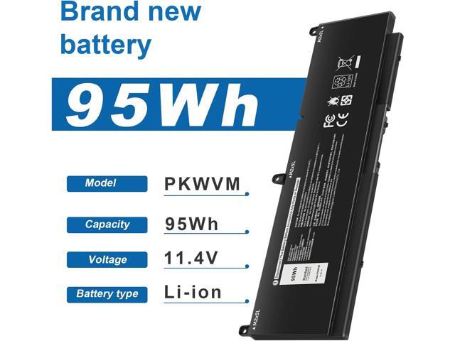 Futurebatt PKWVM Laptop Battery Replacement for Dell Precision 7550 7560 7750 7760 Mobile Workstation P44E P93F P44E001 P44E002 P93F001 P93F002...