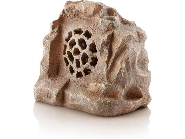 Alpine Corporation 11' Tall Solar Bluetooth Wireless Rock Speaker, Waterproof Outdoor Audio System - Portable Sound, High-Fidelity, 50-Foot Range,...