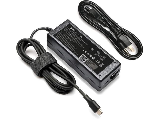 45W USB C Type C Charger for Lenovo ThinkPad T480 T480s T490s T580 T580s E580 E585 S730 T490 T495 T495s T590 Chromebook 100e 300e 500e c340-11...