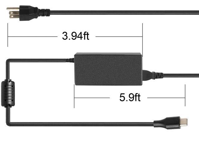 45W USB C Type C Charger for Lenovo ThinkPad T480 T480s T490s T580 T580s E580 E585 S730 T490 T495 T495s T590 Chromebook 100e 300e 500e c340-11...